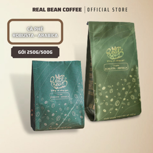 Cà Phê Nguyên Chất Robusta & Arabica Real Bean Coffee 250gr