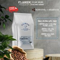 Cà Phê Pha Máy Espresso Nguyên Hạt FLAMEN Coffee Blend phối hợp Arabica & Robusta