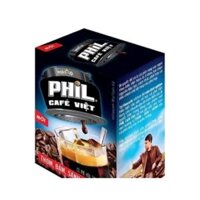 Cà Phê Phil Đen Đậm Vị Thơm Ngon (Thùng 24 Hộp x 15 Gói x 16gr)