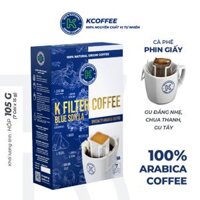 Cà Phê Phin Giấy K Coffee Filter BLue Sơn La 105g  Túi