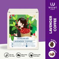 Cà Phê Phin Giấy - LAVENDER COFFEE - WOWI CAFE - Đậm đà, cân bằng, hậu ngọt [5 gói/hộp]