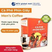 Cà Phê Phin Giấy Men’s Coffee Robusta & Arabica – Hộp 10 Phin