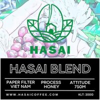 CÀ PHÊ PHIN GIẤY TINH TẾ - HASAI COFFEE BLEND (Rang mộc nguyên chất 100% đóng gói trong phin giấy lọc Nhật Bản 20 gram)