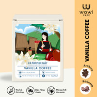 Cà Phê Phin Giấy - VANILLA COFFEE - WOWI CAFE - Đậm đà, cân bằng, hậu ngọt [5 gói/hộp]