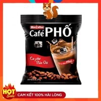 CÀ PHÊ PHỐ cà phê sữa đá bịch 30 gói ( Date mới)