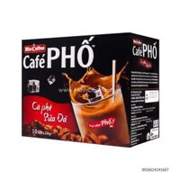 Cà Phê Phố Sữa Đá MacCoffee Café Phố Hộp 10 Gói 240g