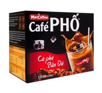 Cà Phê Phố Sữa Đá MacCoffee (10 Gói x 22g)