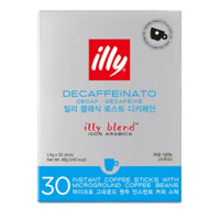 Cà phê rang khử caffein illy Classico – 1.6g x 30 que (Thường)