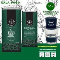 CÀ PHÊ RANG MỘC PHỐI TRỘN TỶ LỆ 7 ROBUSTA + 3 ARABICA 1KG - SỐ 04 DON COFFEE