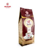 Cà phê rang mộc Robusta (R) cafe hạt - Mê Trang, túi 500g hạt rang