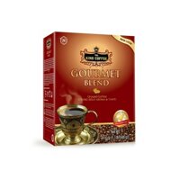 Cà Phê Rang Xay Gourmet Blend KING COFFEE - Hộp 500g phối trộn từ 4 loại hạt cao cấp Arabica, Robusta, Excelsa, Catimor