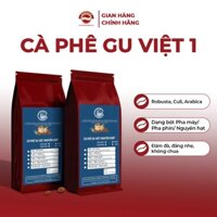 Cà Phê Rang Xay Gu Việt 1 (Robusta & Culi) Nguyên Chất Đậm Đà, Đắng Nhẹ, Thơm Dịu Pha Phin, Pha Máy - Monaco Coffee