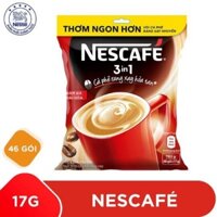 Cà phê rang xay hòa tan Nescafé 3in1 đậm đà hài hòa (Bịch 46 gói x 17g)