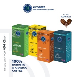 Cà phê rang xay K Coffee Xuân 454g