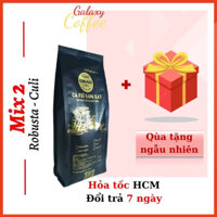 Cà Phê Rang Xay Mix 2 Hạt Robusta Culi Galaxy Coffee Cafe Nguyên Chất Gu Mạnh Vị Đắng Đậm Đà Tinh tế Gói 500g