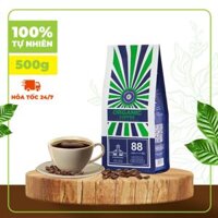 Cà phê rang xay nguyên chất Robusta Blend Sài Gòn 88, Cafe rang mộc pha phin/pha máy gói 250g/500g - Organic Coffee JSC