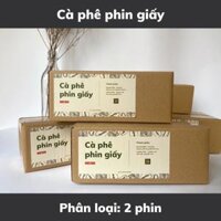 Cà Phê rang xay Phin Giấy Big Dream blend 80 Robusta và 20 Arabica Cafe nguyên chất pha phin đậm hương vị truyền thống - 2 phin