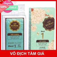 CÀ PHÊ  RUNAM COFFEE SỐ 1, 3, 5, 6, 7, 8 BỘT LOẠI 250GR