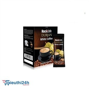 Cà phê sầu riêng RockCafe White Coffee - 240g (12 gói)