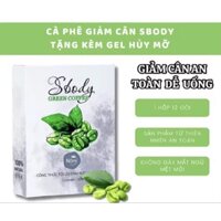 CÀ PHÊ SBODY GREEN COFFEE GIẢM CÂN CHÍNH HÃNG 1 HỘP 12 GÓI