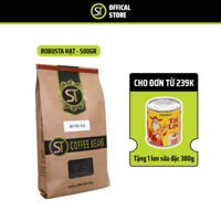 Cà Phê Sơn Tùng - Cà phê thô hạt Robusta  - 500gram