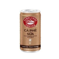Cà phê sữa đá Highlands Coffee lon 185ml