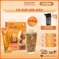 Cà Phê Sữa Đặc Hòa Tan chuẩn gu Việt, đậm đà sánh mịn từ Message Coffee, Cafe Hòa tan 4in1 – Hộp 10 Gói x 18gr