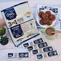 Cà phê sữa đậm đặc OWL 3 in 1 Instant Coffee
