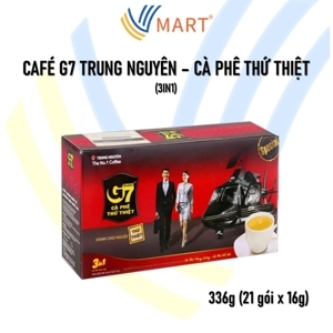 Cà phê sữa G7 3 trong 1 hộp 336g (21 gói)