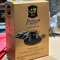 CÀ PHÊ SỮA G7 Gold PICASSO Latte  Hộp 14 gói x 18gam 70656