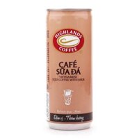Cà phê sữa HIGHLANDS COFFEE lon 235ml – Khay 24 lon x 235ml