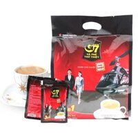 Cà phê sữa hòa tan G7 3in1 - Bịch 50 gói vuông 16gr (cafe Trung Nguyên)