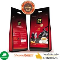 Cà Phê Sữa Hòa Tan G7 3in1 Bịch 100 Gói dài / Bịch 50 Gói vuông- Trung Nguyên