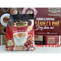 CÀ PHÊ SỮA HÒA TAN KING COFFEE 45 GÓI × 16gram (720gram)