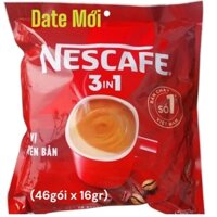 Cà Phê Sữa Nescafe 3 in 1 Vị Nguyên Bản Thơm Ngon (46gói x 16gram) DATE MỚI
