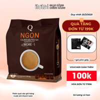 Cà phê sữa NGON Trần Quang hoà tan 3 in 1 uống liền 60 gói