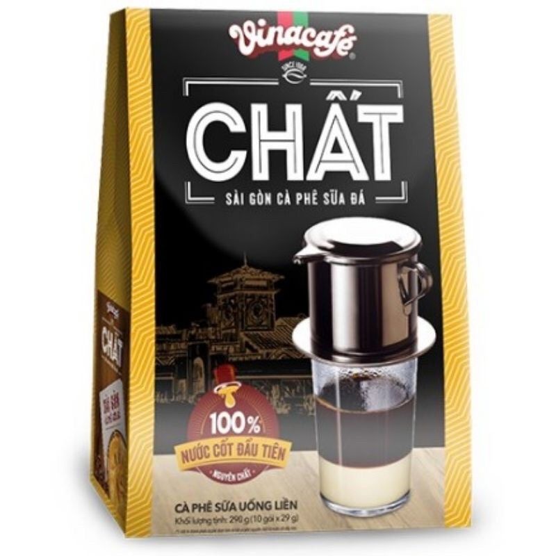 Cà phê sữa VinaCafe Chất hộp 290g (10 gói)