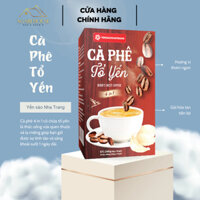 Cà phê tổ yến YẾN SÀO NHA TRANG hòa tan 4 in 1 giúp bổ sung năng lượng, làm cơ thể sảng khoái hộp 10 gói x 20gr