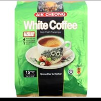 Cà Phê Trắng Hạt Phỉ 4 Trong 1 Aik Cheong (15 Gói x 40g)