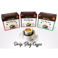 Cà Phê Túi Lọc Robusta/ Arabica/ Moka Con Chồn Vàng Hộp 150g (12 Túi 12.5g)