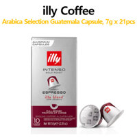 Cà phê viên nang Illy Arabica Selection Guatemala, 7g x 21 chiếc Americano, cà phê đen