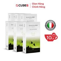 Cà Phê Viên Nén Carraro BRASILE Aluminum Mới - 10 viên - Tương thích với máy capsule Nespresso - Combo 6 hộp