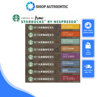 Cà Phê Viên Nén Nespresso Starbucks, Viên Nén Cafe Starbuck, Nespresso Capsule, Hộp 10 Viên, Nhiều Vị, Shop Authentic