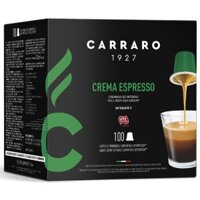 Cà phê viên nén nhôm Carraro Crema Espresso (50 viên)