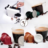 Cà phê viên nén nhựa phân huỷ (60 viên) - 5 vị cà phê khác biệt (Coffee Capsule)