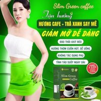 Cà Phê Xanh SLIM GREEN Kháng Mỡ Giảm Cân, Giảm Sự Thèm Ăn Hộp 10 Gói