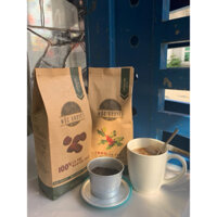 Cà phê xay Robusta loại 1, 100% cà phê nguyên chất (túi giấy 500g)-pha phin