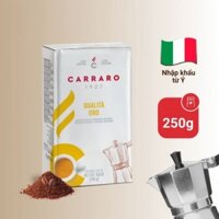 Cà phê xay sẵn Carraro Qualità Oro - 250g