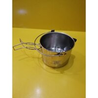 Ca (quánh) inox nội địa Nhật, size 12cm, cao 8.5cm (mã 1003KT), Không dùng từ