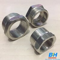 Cà Rá Ren Ngoài 42 Ren Trong 34 INOX 201 Dùng Cho Thiết Bị Nước CR4234